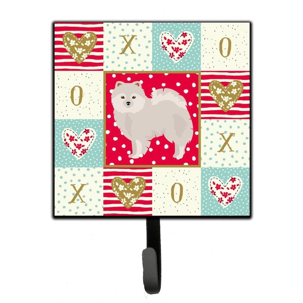 Carolines Treasures 4.25 x 1 x 7 in. Japanese Spitz Love Leash or Key Holder CK5850SH4 - main